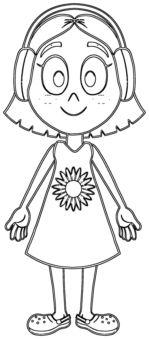 Colouring sheet of Alex